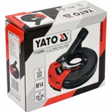 YATO Capac cu aspiratie praf 125mm pentru polizoar..